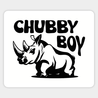 Chubby boy \\ Rhinoceros Sticker